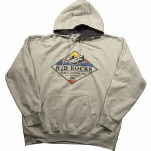 ​Red Rocks Park & Amphitheatre Hoodie Heather Gray Prairie‎ Mountain XL